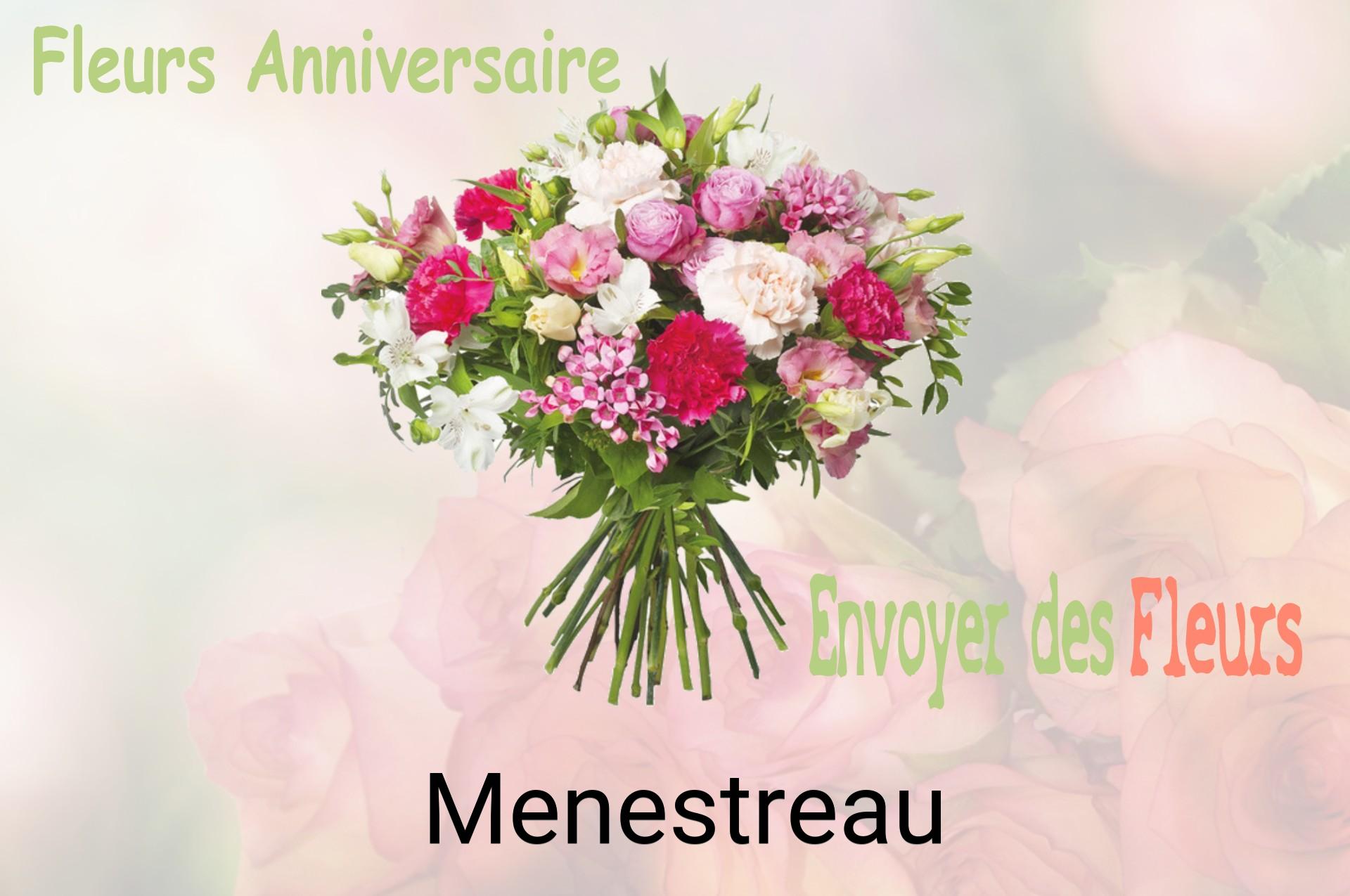 Bouquet de fleurs d’anniversaire livré à Menestreau