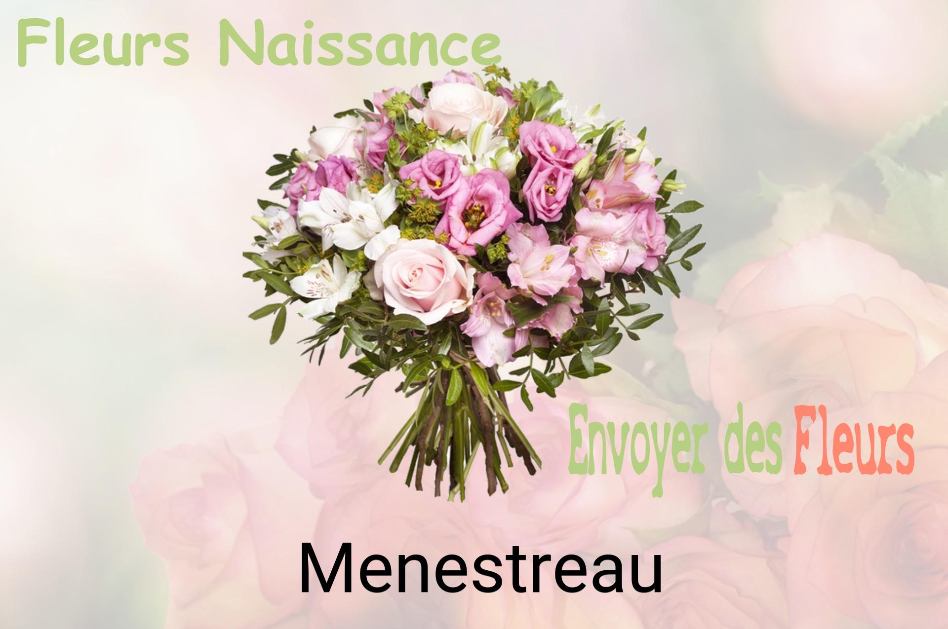 Bouquet de fleurs de naissance livré à Menestreau